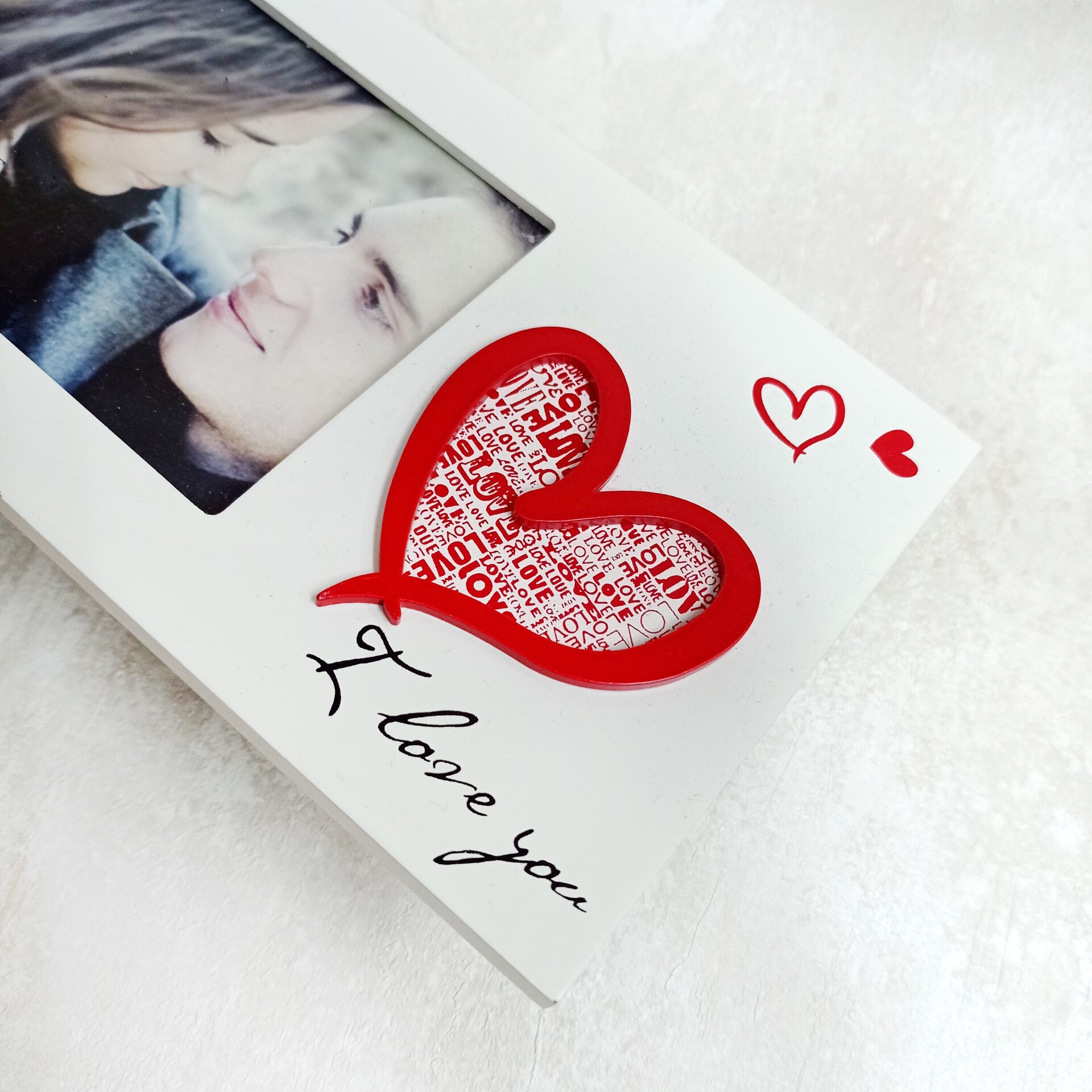 Marco madera "I Love You" - 3