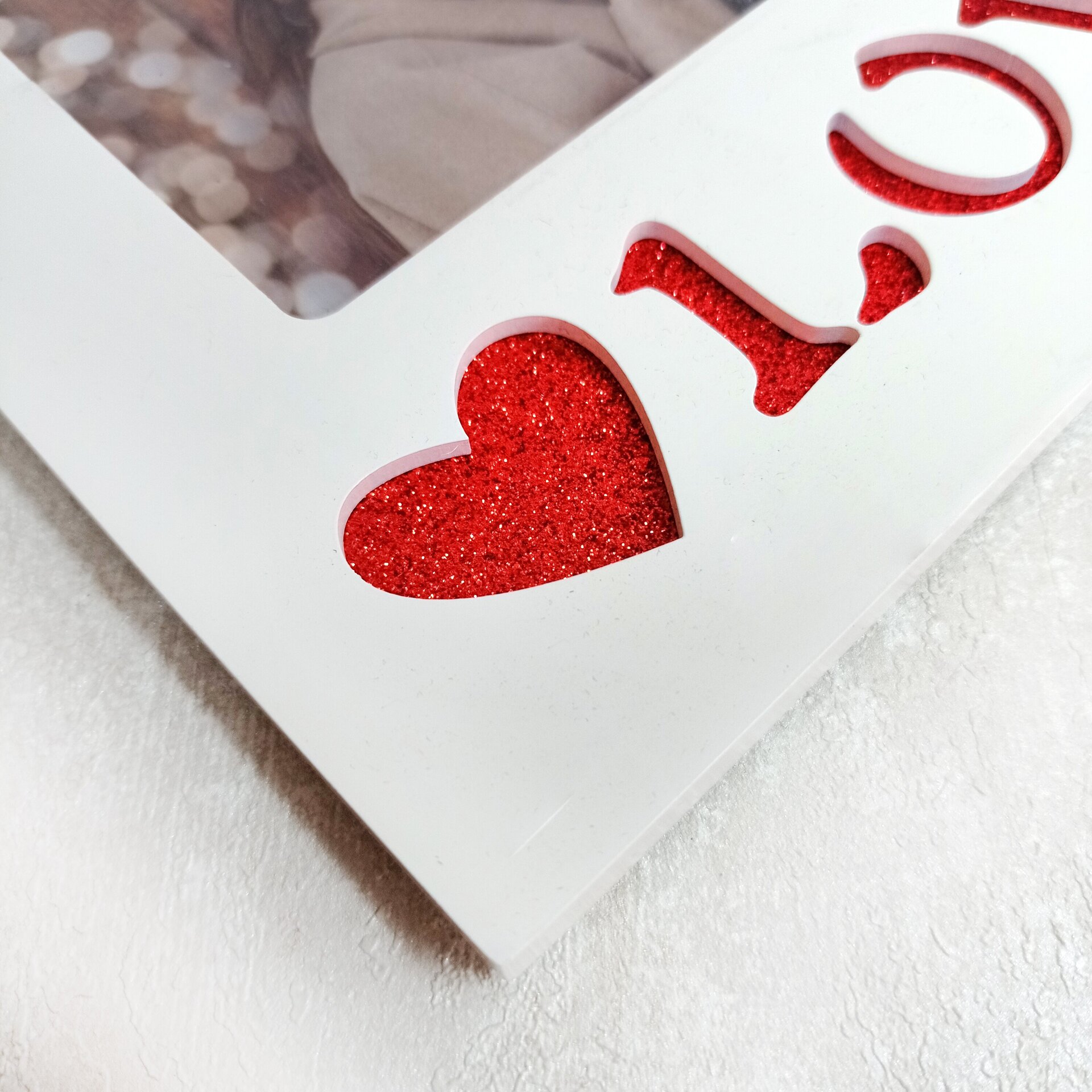 Marco madera "Corazón Love" - 4