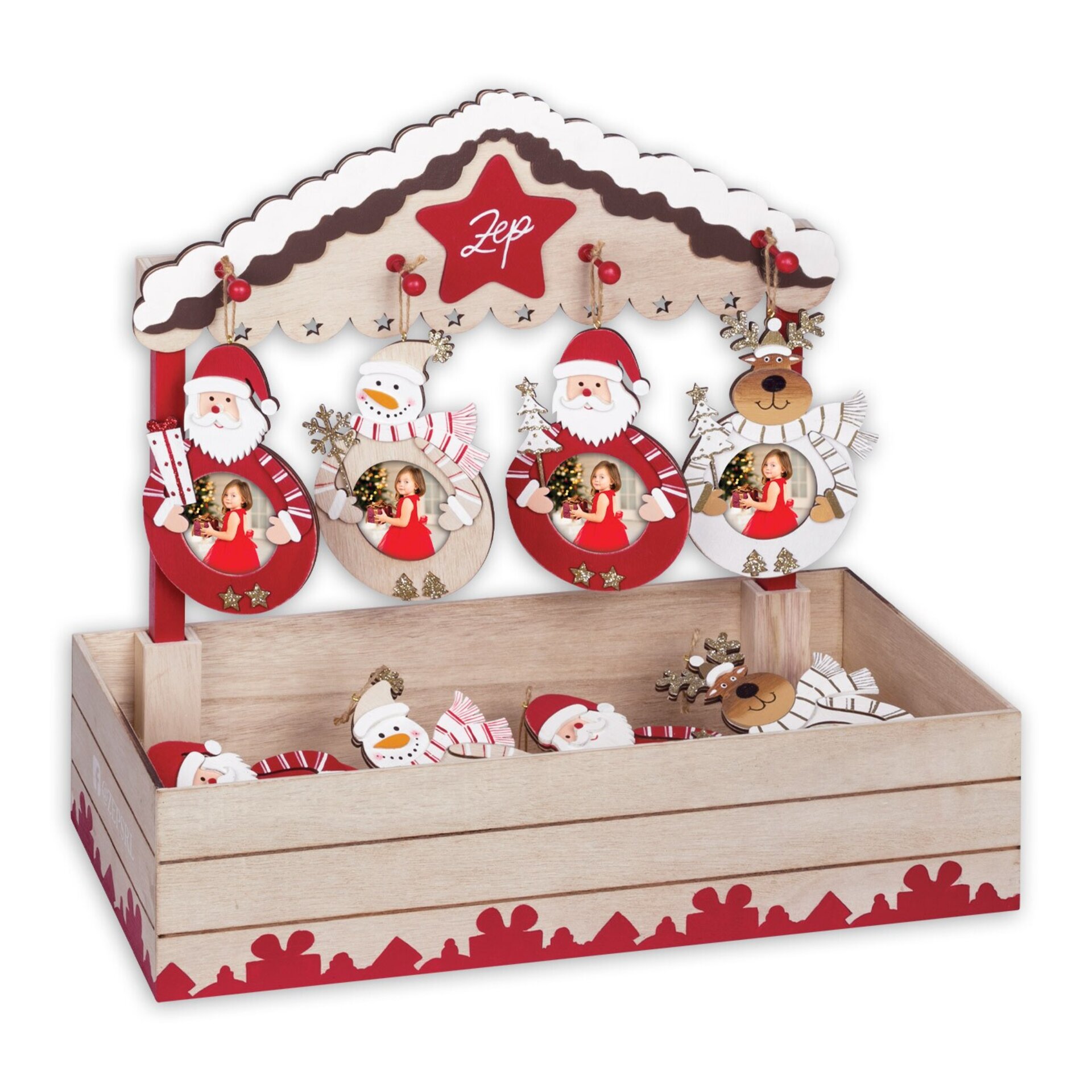 Colgador navideño con foto - 8