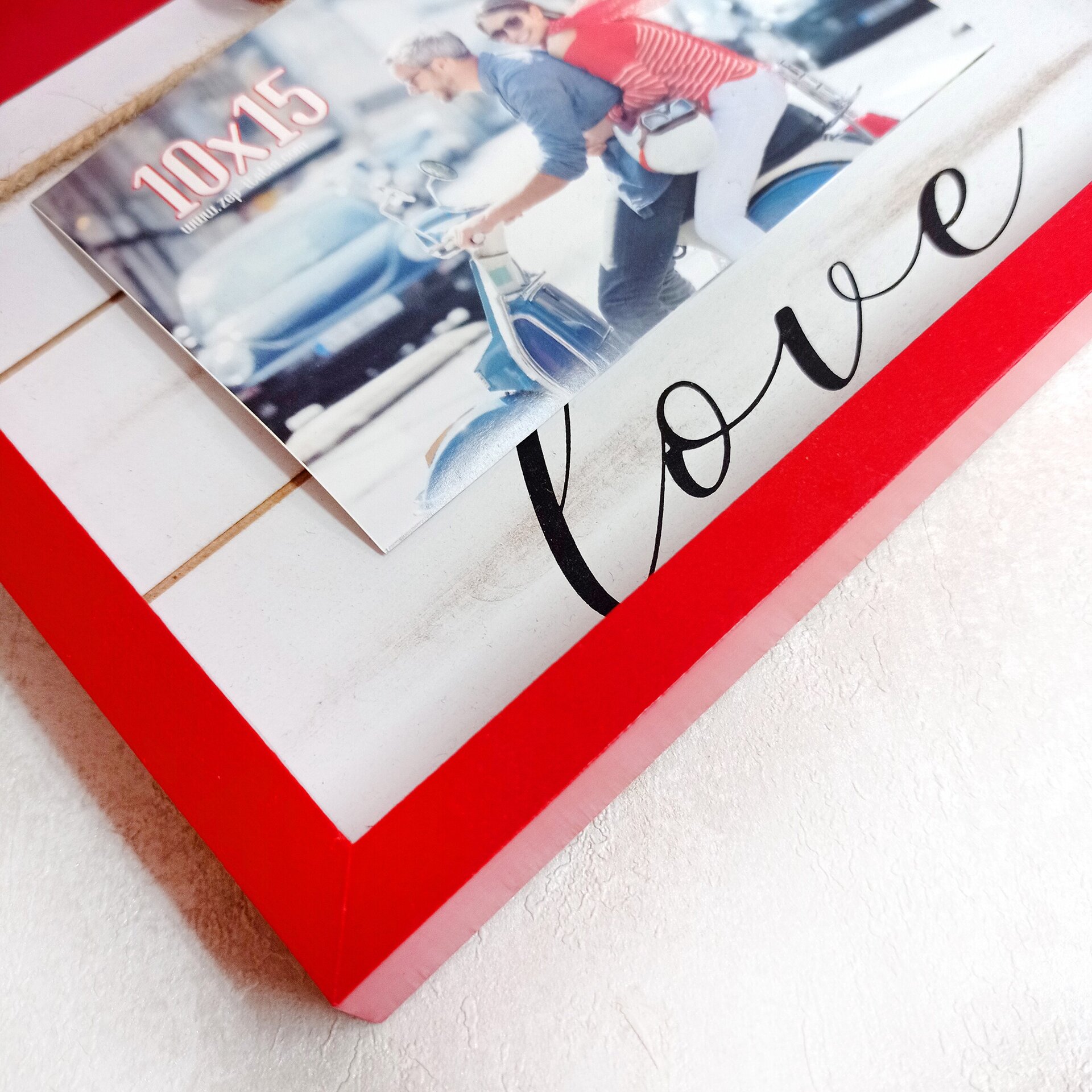 Marco madera " Cuore Love" - 5