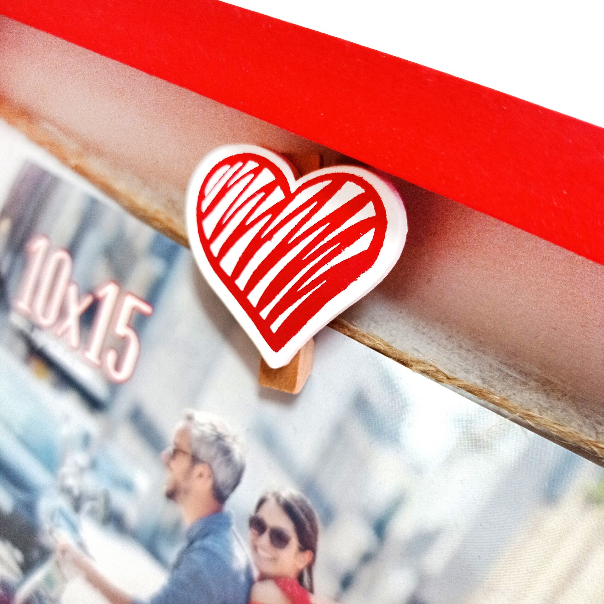 Marco madera " Cuore Love" - 2