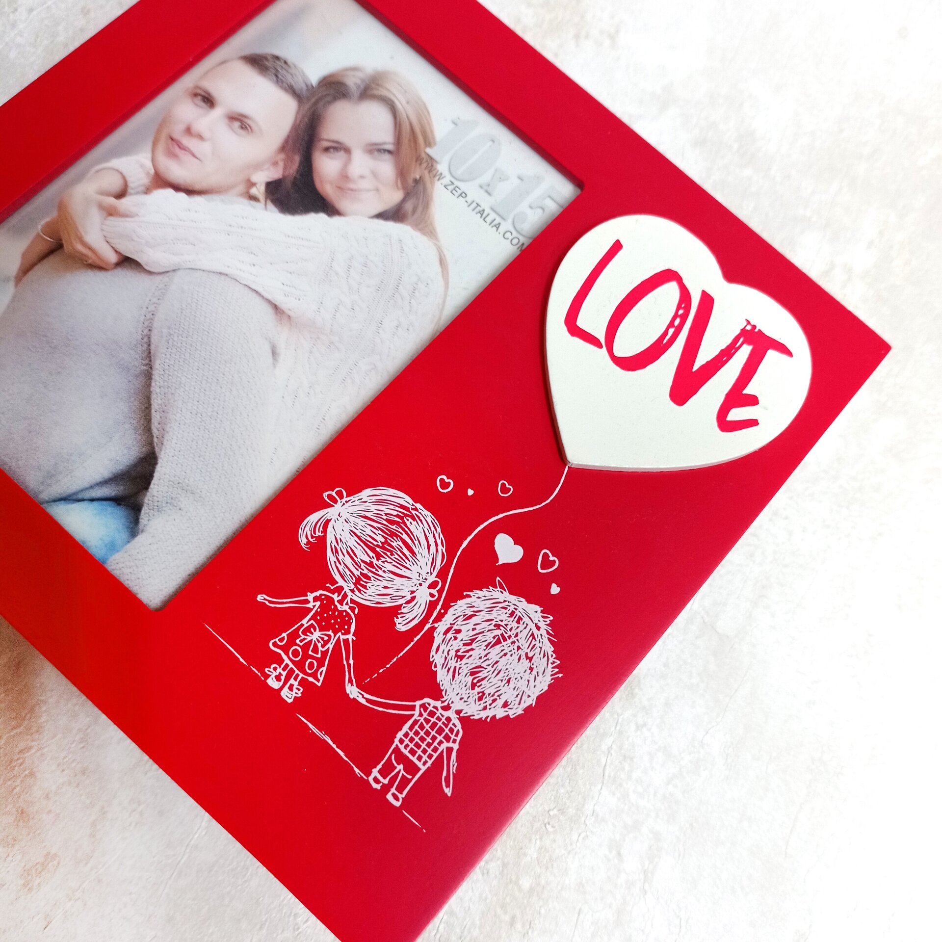 Marco madera "Globe Love" - 5