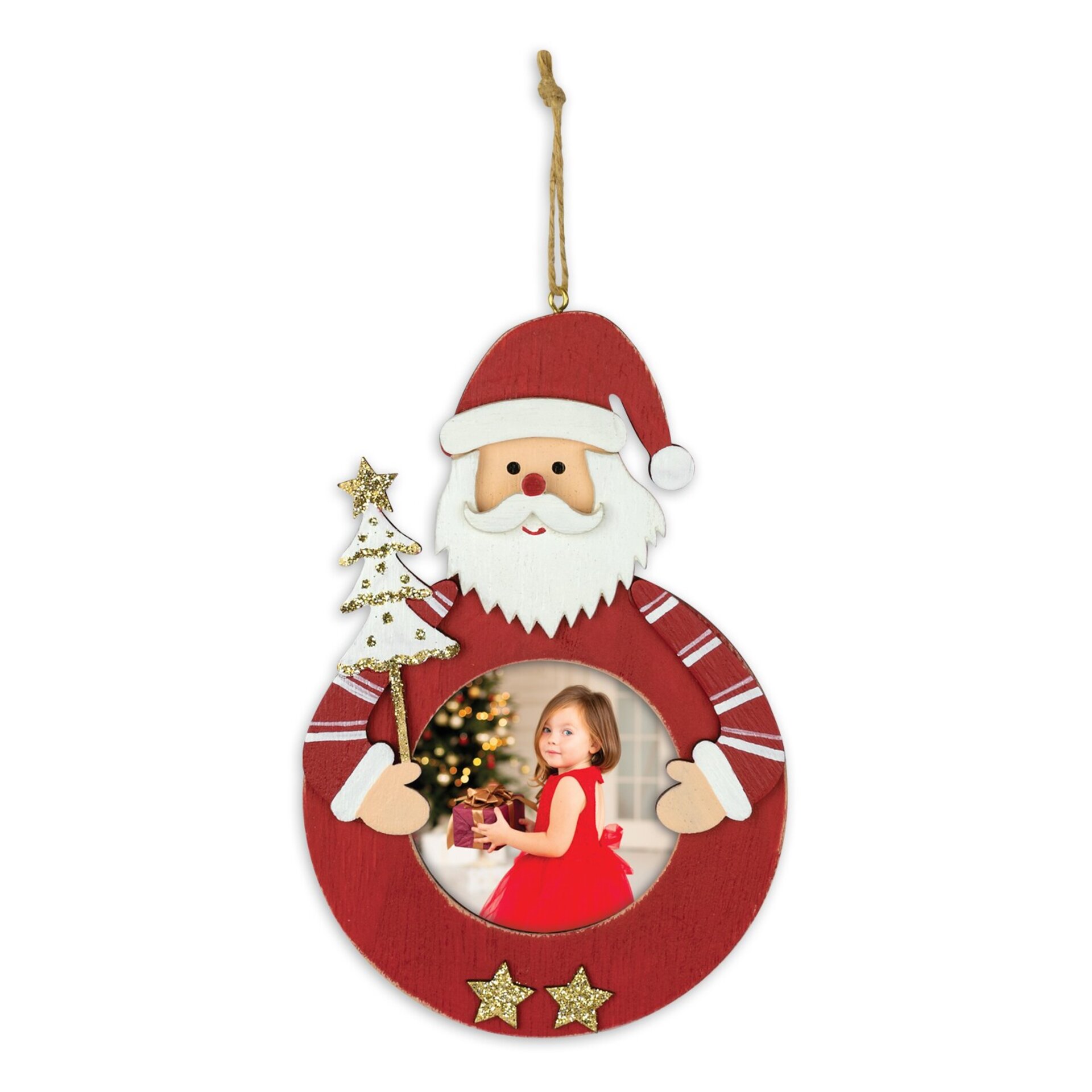 Colgador navideño con foto - 3